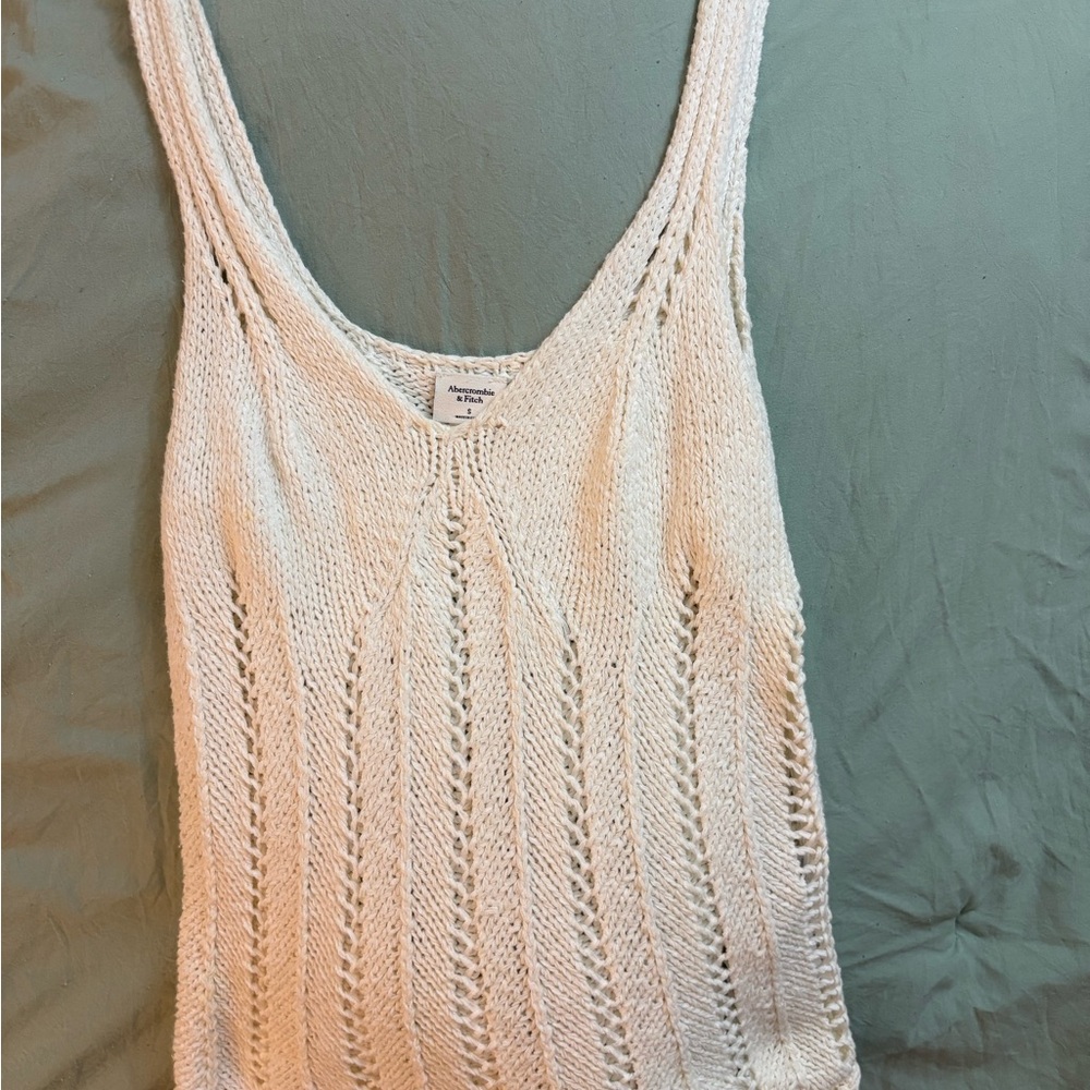 Abercrombie & Fitch Off-White Knit Top